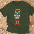 Hairdresser Elf Partner Look Christmas T-Shirt Geschenke für alte Männer