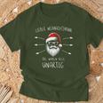 Lustiges Weihnachtsmann Waren Alle Unartig Christmas T-Shirt Geschenke für alte Männer