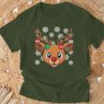 Reindeer Christmas Xmas Women's Children's T-Shirt Geschenke für alte Männer