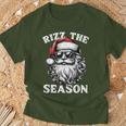 Rizz The Season Santa Claus Christmas Season Rizzler T-Shirt Gifts for Old Men