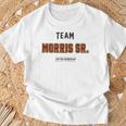 Distressed Team Morris Sr Proud Family Nachname Nachname T-Shirt Geschenke für alte Männer