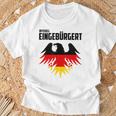 Einbürgert Team Deutschland Einbürgerung T-Shirt Geschenke für alte Männer