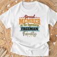 Freeman Nachname Freeman T-Shirt Geschenke für alte Männer