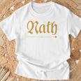 India Surname Nath Family Hindi Indian Surname T-Shirt Geschenke für alte Männer