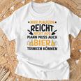 Maurer Beer Slogan Blue S T-Shirt Geschenke für alte Männer