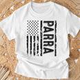 Parra Surname Surname Team Parra Family Reunion Blue T-Shirt Geschenke für alte Männer