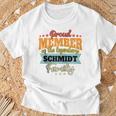 Schmidt Nachname Schmidt Kapuzenjacke T-Shirt Geschenke für alte Männer