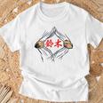 Suzuki Surname Chest Name Goods Clothing Letters Letters Gray T-Shirt Geschenke für alte Männer