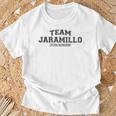 Team Jaramillo Proud Surname Last Name Gray T-Shirt Geschenke für alte Männer