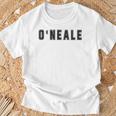 Team O'neale Surname Familia Proud Family T-Shirt Geschenke für alte Männer