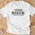 Team Rieck Stolze Familie Nachname Geschenk T-Shirt Geschenke für alte Männer