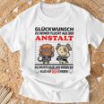 Zum Farewell Glückwunsch Zu Deiner Elucht Aus Der Anstalt Gray S T-Shirt Geschenke für alte Männer