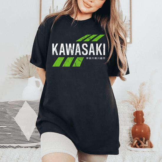 Retro Vintage Kawasaki Green City For Or Women Women's
