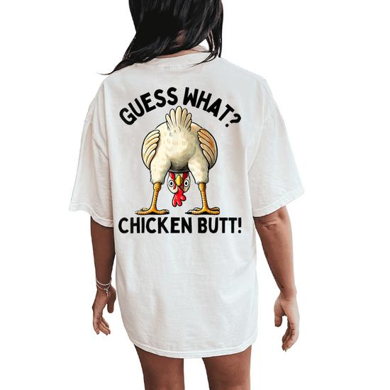 Guess What? Chicken Butt Unisex Hoodie Sweatshirt – Feather